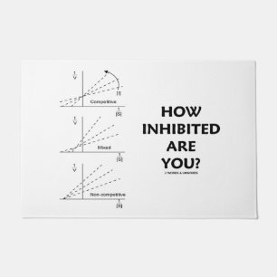 How Inhibited Are You? Chemistry Enzyme Kinetics Doormat
