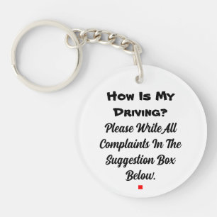 How Is My Driving Keychain