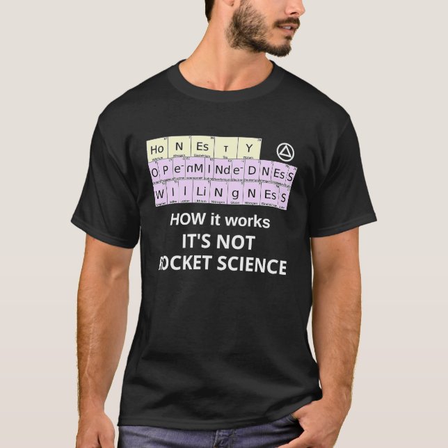 HOW it Works Not Rocket Science Periodic Elements  T-Shirt (Front)