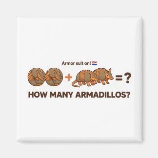 How Many Armadillos? Animal World Quest for Toddle Magnet