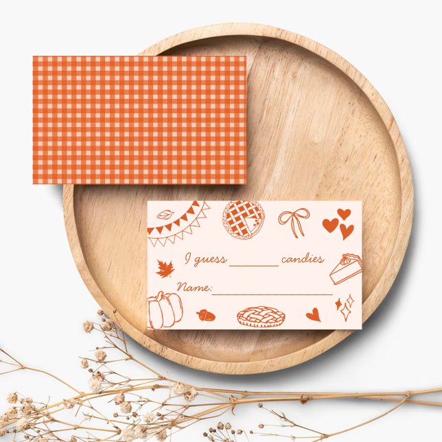 How Many Candies In The Jar? Baby Shower Game Card (Creator Uploaded)