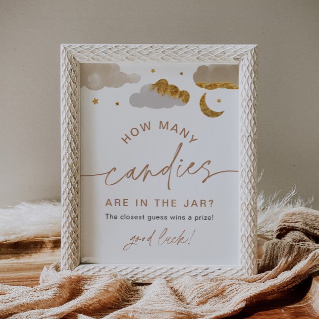 How Many Candies Twinkle Little Star Baby Shower Poster (Creator Uploaded)