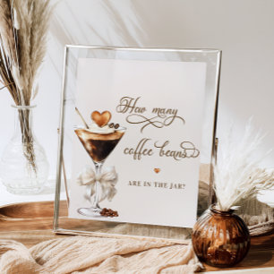 How Many Coffee Beans Are In The Jar Poster