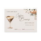 How Many Coffee Beans Espresso Martini Shower