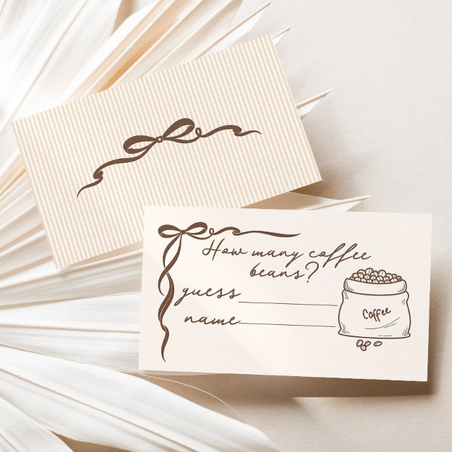 How many coffee beans in the jar Cafe Bebe game Enclosure Card (Creator Uploaded)
