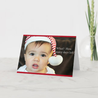 How many days left holiday card