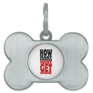 How Many Emcees Must Get Dissed Pet ID Tag