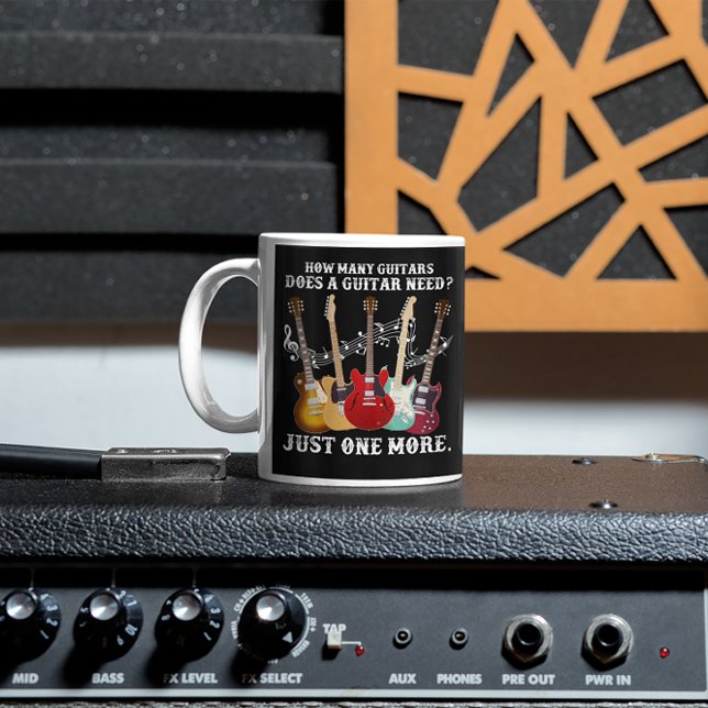 How Many Guitars Gift For Guitar Player Mug (Creator Uploaded)
