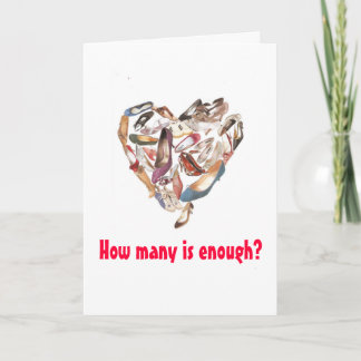 How many is enough? holiday card