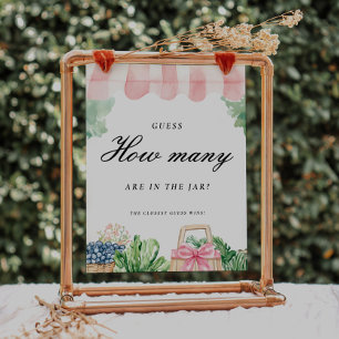 How Many Kisses Fresh Off Market Bridal Sign