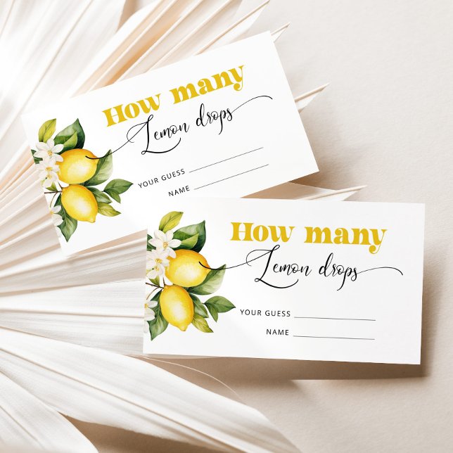 How many lemon drops enclosure card (Creator Uploaded)