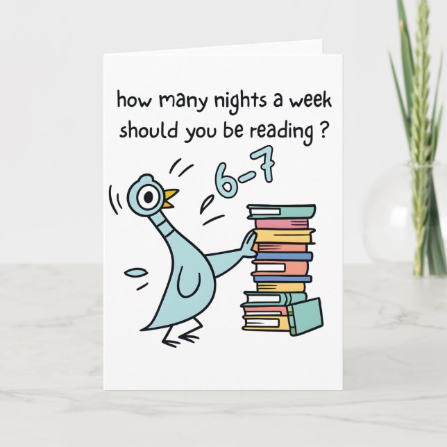 How Many Nights a Week Should You Be Reading? 67 Card (Front)