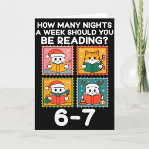How Many Nights A Week Should You Be Reading 67 Me Card