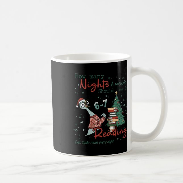 How Many Nights A Week Should You Be Reading 67 Te Coffee Mug (Right)