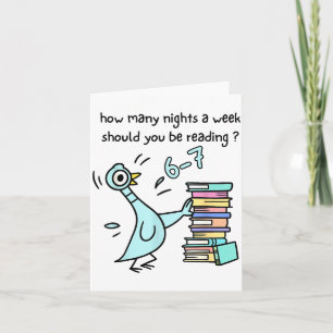 How Many Nights A Week Should You Be Reading 6-7 T Card