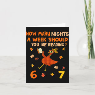 How Many Nights A Week Should You Be Reading 6–7 T Card