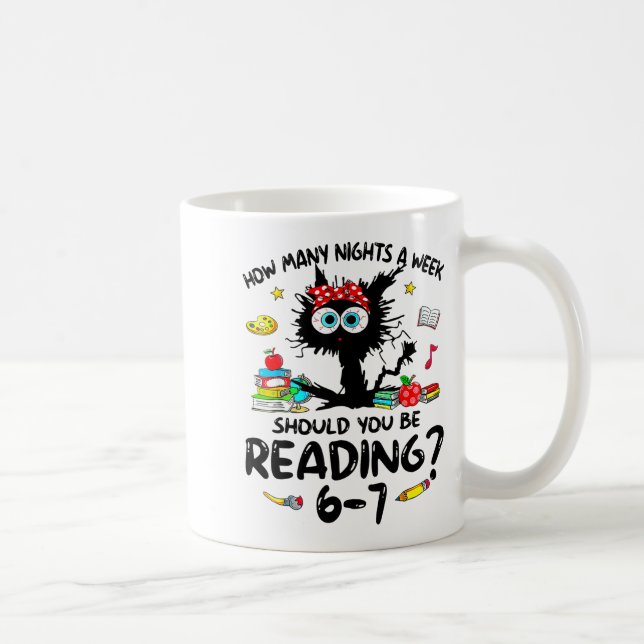 How Many Nights A Week Should You Be Reading 6–7 T Coffee Mug (Right)