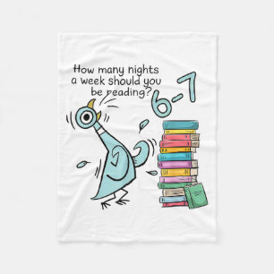 How Many Nights A Week Should You Be Reading 6–7 T Fleece Blanket