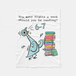 How Many Nights A Week Should You Be Reading 6–7 T Fleece Blanket
