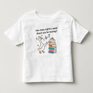 How Many Nights a Week Should You Be Reading 6-7 Toddler T-Shirt