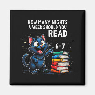How Many Nights A Week Should You Read_ 6–7 Fun Bl Magnet