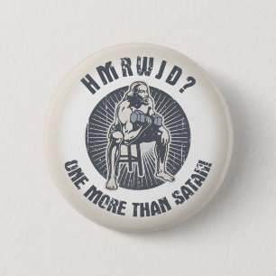 How Many Reps 6 Cm Round Badge
