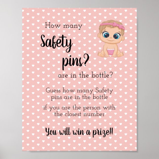 How many Safety Pins Baby Girl Poster (Front)