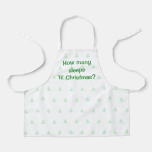 How Many Sleeps 'Til Christmas Kid's Apron