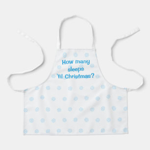 How Many Sleeps 'Til Christmas Kid's Apron