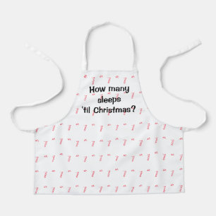 How Many Sleeps 'Til Christmas Kid's Apron