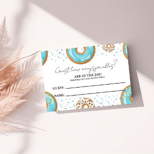 How Many SPrinkles In the Jar Baby Shower Game Enclosure Card