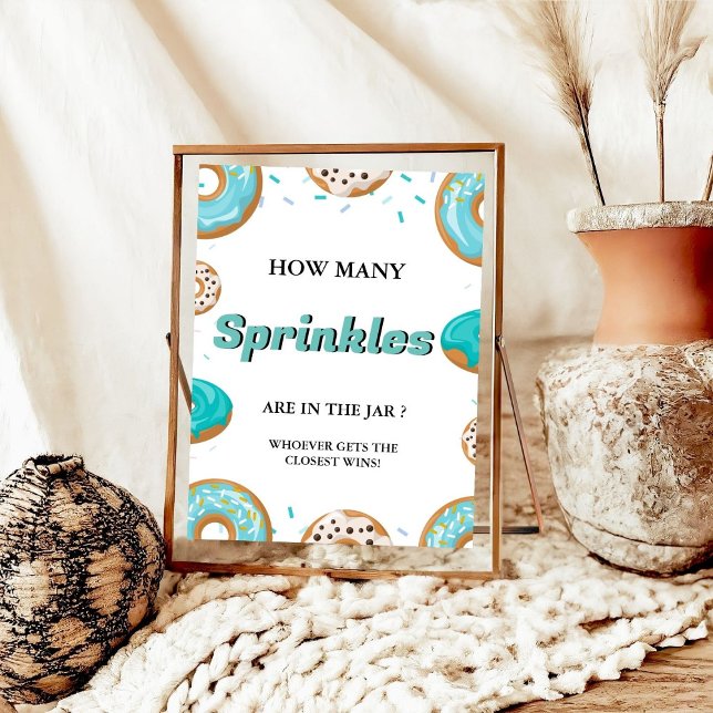 How Many SPrinkles In the Jar Baby Shower Game  Poster (Creator Uploaded)