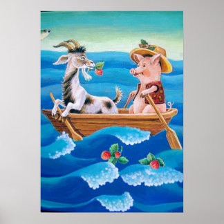 "How many strawberries grow in the sea?" Poster