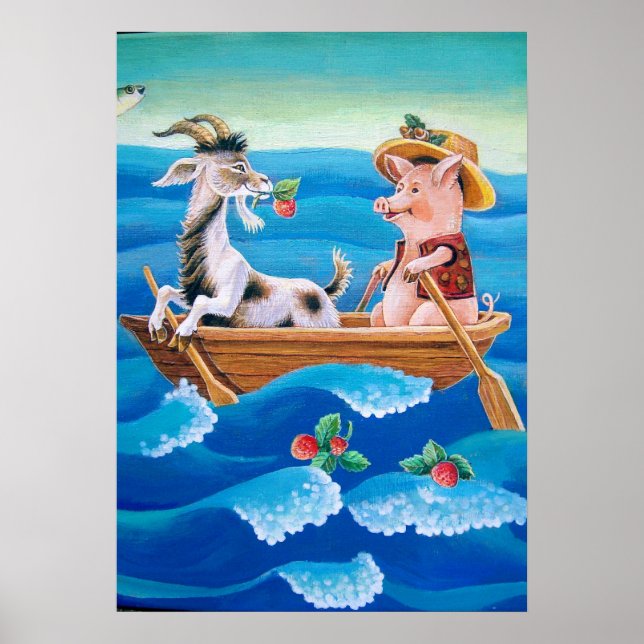 "How many strawberries grow in the sea?" Poster (Front)