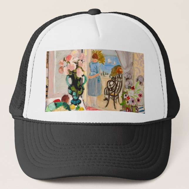 How Matisse found beautiful scenes in every day li Trucker Hat (Front)