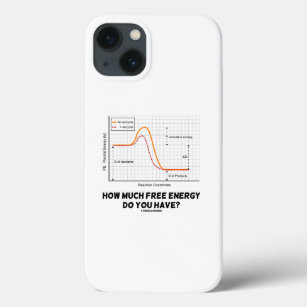 How Much Free Energy Do You Have? Chemistry Humor iPhone 13 Case