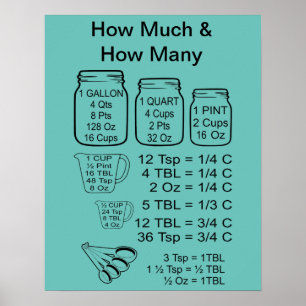 How Much & How Many Poster