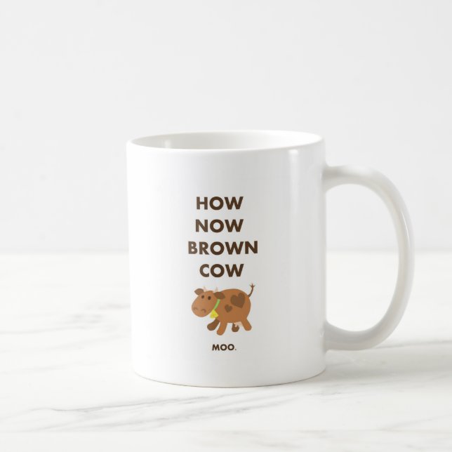 How Now Brown Cow Coffee Mug (Right)