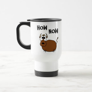 How Now Brown Cow Travel Mug