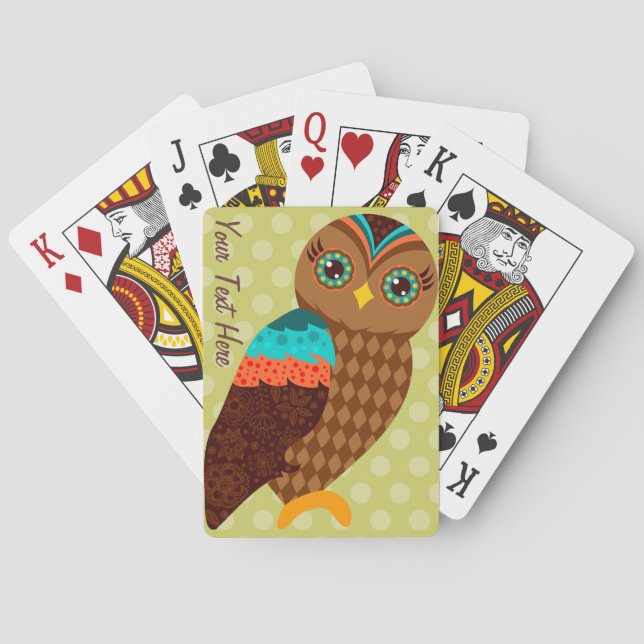 How Now Brown Owl? Playing Cards (Back)