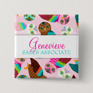 How Now Little Owls? Name Badge
