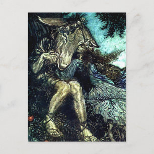 “How Now Spirit?” Fairy Art by Arthur Rackham Postcard