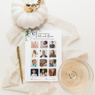 How Old Were They Bride And Groom Bridal Shower Invitation