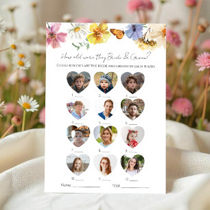 How Old Were They Bride And Groom Bridal Shower Invitation