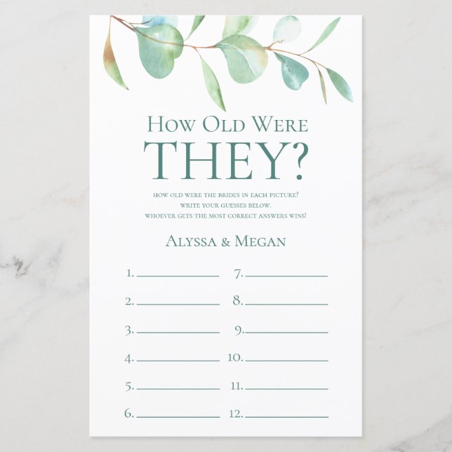 How Old Were They Eucalyptus LGBTQ (Front)