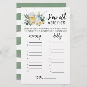 How old were they Game Greenery Baby Is Brewing