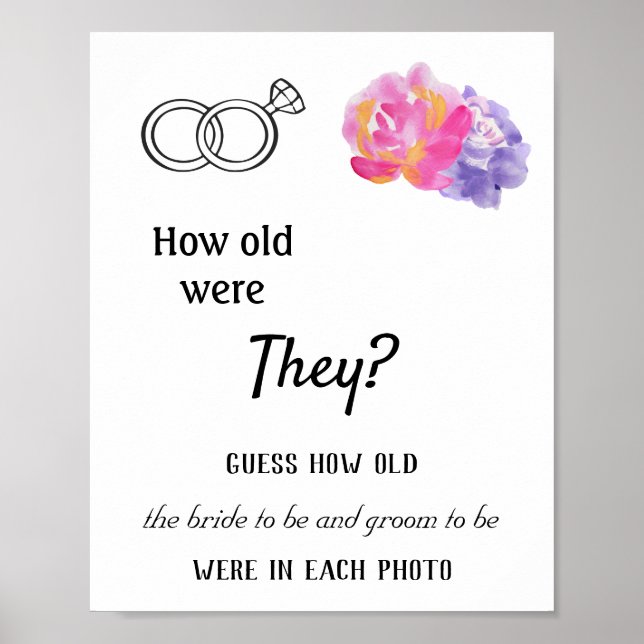 How old were they? - Violet Flowers Poster (Front)
