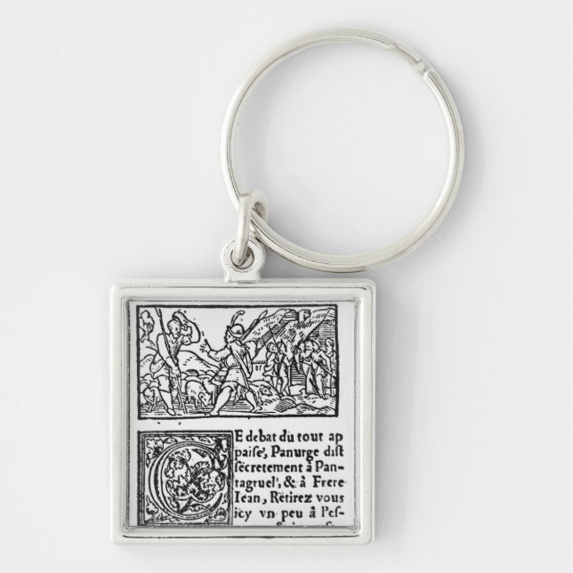 How Panurge Drowned the Sheep' Key Ring (Front)
