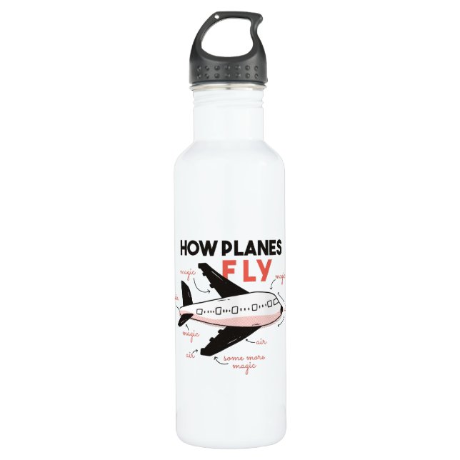 How Planes Fly 710 Ml Water Bottle (Front)