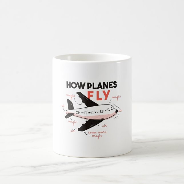 How Planes Fly Coffee Mug (Center)